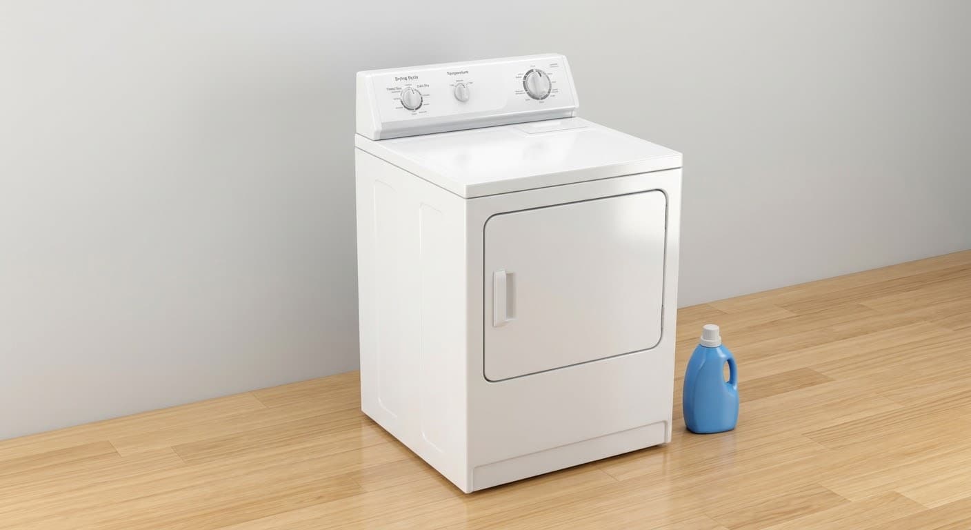 A basic dryer — the unit you receive may vary in brand, model, and color